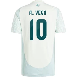 A. Vega #10 Mexico Voetbalshirt Copa America 2024 Uittenue Heren