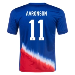 Aaronson #11 USA Voetbalshirt Copa America 2024 Uittenue Heren
