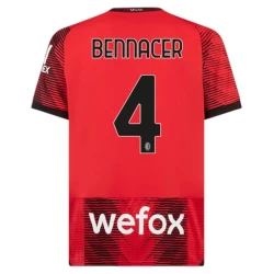 AC Milan Bennacer #4 Voetbalshirt 2023-24 Thuistenue Heren