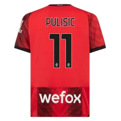 AC Milan Christian Pulisic #11 Voetbalshirt 2023-24 Thuistenue Heren