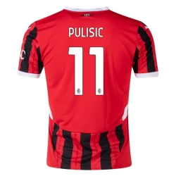 AC Milan Christian Pulisic #11 Voetbalshirt 2024-25 Thuistenue Heren