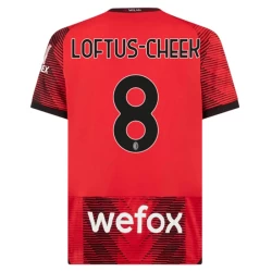 AC Milan Loftus-Cheek #8 Voetbalshirt 2023-24 Thuistenue Heren