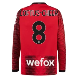 AC Milan Loftus-Cheek #8 Voetbalshirt 2023-24 Thuistenue Heren Lange Mouw