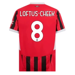 AC Milan Loftus-Cheek #8 Voetbalshirt 2024-25 Thuistenue Heren