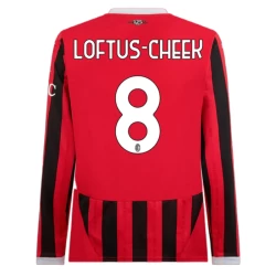 AC Milan Loftus-Cheek #8 Voetbalshirt 2024-25 Thuistenue Heren Lange Mouw