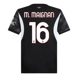 AC Milan M.Maignan #16 Voetbalshirt 2024-25 Keeper Thuistenue Heren