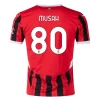 AC Milan Musah #80 Voetbalshirt 2024-25 Thuistenue Heren