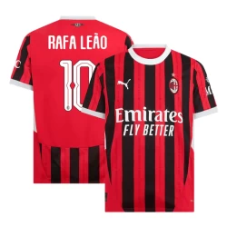 AC Milan Rafa Leao #10 Voetbalshirt 2024-25 UCL Thuistenue Heren