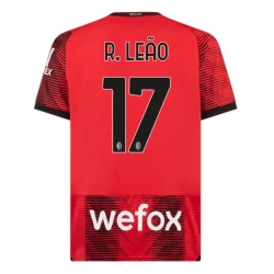 AC Milan Rafael Leão #17 Voetbalshirt 2023-24 Thuistenue Heren