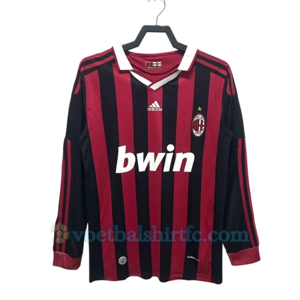 AC Milan Retro Shirt 2009-10 Thuis Heren Lange Mouw