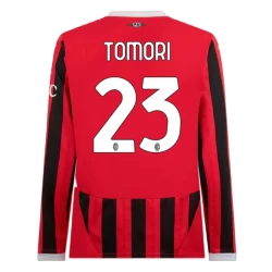 AC Milan Tomori #23 Voetbalshirt 2024-25 Thuistenue Heren Lange Mouw