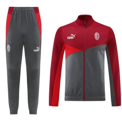 AC Milan Trainingsjack Set 2024-25 Rood Gray