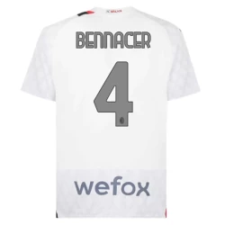 AC Milan Voetbalshirt 2023-24 Bennacer #4 Uittenue Heren