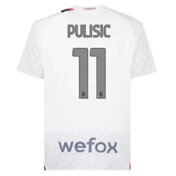 AC Milan Voetbalshirt 2023-24 Christian Pulisic #11 Uittenue Heren