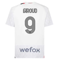 AC Milan Voetbalshirt 2023-24 Olivier Giroud #9 Uittenue Heren