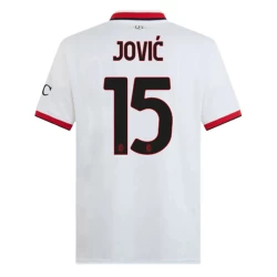 AC Milan Voetbalshirt 2024-25 Jovic #15 Uittenue Heren