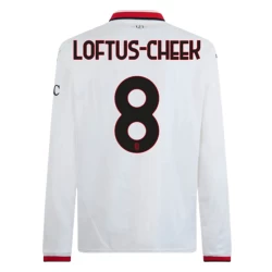 AC Milan Voetbalshirt 2024-25 Loftus-Cheek #8 Uittenue Heren Lange Mouw