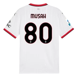 AC Milan Voetbalshirt 2024-25 Musah #80 Uittenue Heren