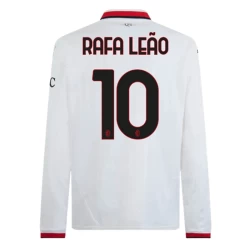 AC Milan Voetbalshirt 2024-25 Rafa Leao #10 Uittenue Heren Lange Mouw