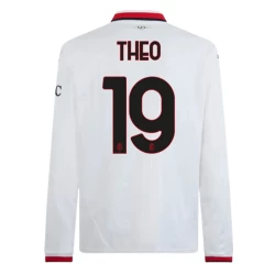 AC Milan Voetbalshirt 2024-25 Theo Hernández #19 Uittenue Heren Lange Mouw