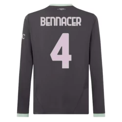 AC Milan Voetbalshirt Bennacer #4 2024-25 Thirdtenue Heren Lange Mouw