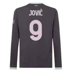 AC Milan Voetbalshirt Jovic #9 2024-25 Thirdtenue Heren Lange Mouw