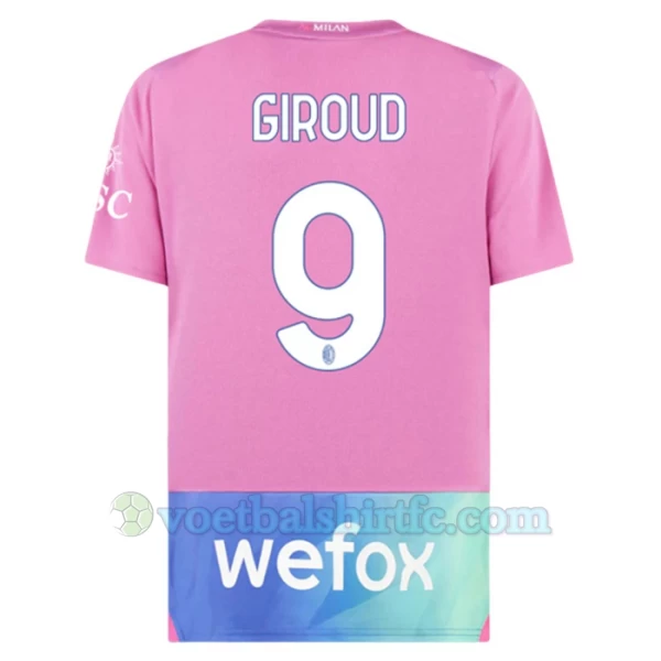 AC Milan Voetbalshirt Olivier Giroud #9 2023-24 Thirdtenue Heren