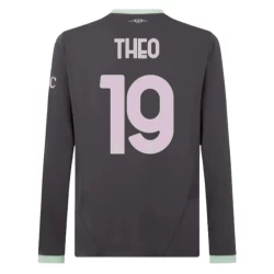 AC Milan Voetbalshirt Theo Hernández #19 2024-25 Thirdtenue Heren Lange Mouw