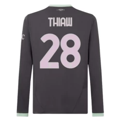 AC Milan Voetbalshirt Thiaw #28 2024-25 Thirdtenue Heren Lange Mouw