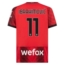 AC Milan Zlatan Ibrahimović #11 Voetbalshirt 2023-24 Thuistenue Heren