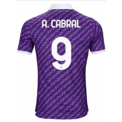 ACF Fiorentina A. Cabral #9 Voetbalshirt 2023-24 Thuistenue Heren