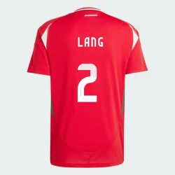 Adam Lang #2 Hongarije Voetbalshirt EK 2024 Thuistenue Heren