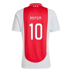 AFC Ajax Amsterdam Akpom #10 Voetbalshirt 2024-25 Thuistenue Heren