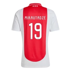 AFC Ajax Amsterdam Georges Mikautadze #19 Voetbalshirt 2024-25 Thuistenue Heren