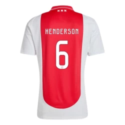 AFC Ajax Amsterdam Henderson #6 Voetbalshirt 2024-25 Thuistenue Heren