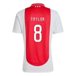 AFC Ajax Amsterdam Taylor #8 Voetbalshirt 2024-25 Thuistenue Heren