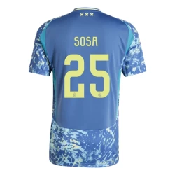 AFC Ajax Amsterdam Voetbalshirt 2024-25 Sosa #25 Uittenue Heren