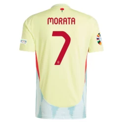 Alvaro Morata #7 Spanje Voetbalshirt EK 2024 Uittenue Heren