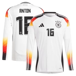 Anton #16 Duitsland Voetbalshirt EK 2024 Thuistenue Heren Lange Mouw