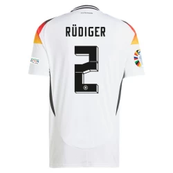 Antonio Rudiger #2 Duitsland Voetbalshirt EK 2024 Thuistenue Heren