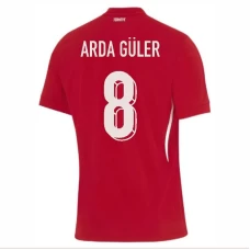 Arda Guler #8 Turkije Voetbalshirt EK 2024 Uittenue Heren