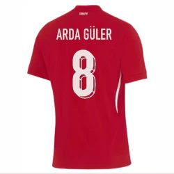Arda Guler #8 Turkije Voetbalshirt EK 2024 Uittenue Heren