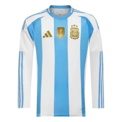 Argentinië Voetbalshirt Copa America 2024 Thuistenue Heren Lange Mouw