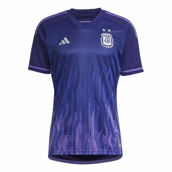 Argentinië Voetbalshirt WK 2022 Uittenue Heren