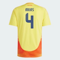 Arias #4 Colombia Voetbalshirt Copa America 2024 Thuistenue Heren