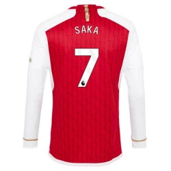Arsenal FC Bukayo Saka #7 Voetbalshirt 2023-24 Thuistenue Heren Lange Mouw