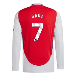 Arsenal FC Bukayo Saka #7 Voetbalshirt 2024-25 Thuistenue Heren Lange Mouw