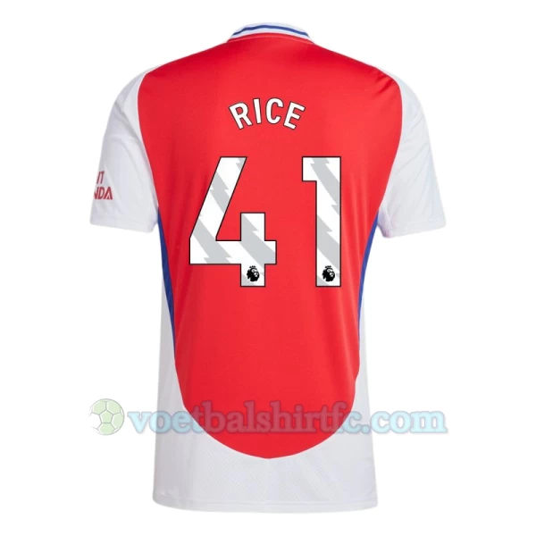 Arsenal FC Declan Rice #41 Voetbalshirt 2024-25 Thuistenue Heren