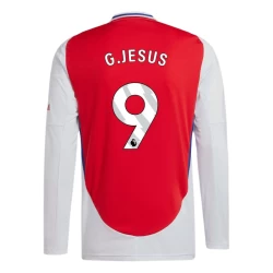 Arsenal FC G. Jesus #9 Voetbalshirt 2024-25 Thuistenue Heren Lange Mouw