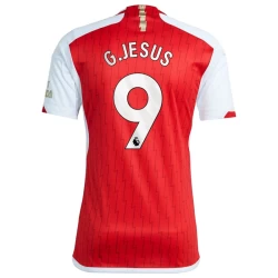 Arsenal FC Gabriel Jesus #9 Voetbalshirt 2023-24 Thuistenue Heren